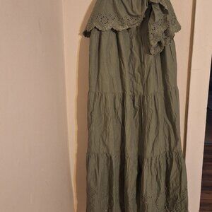 old navy dress green large